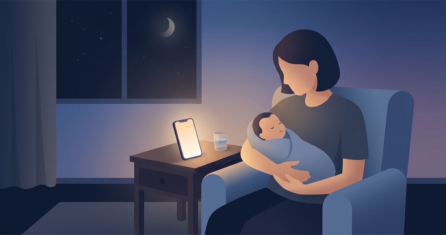 What if my young baby struggles to breathe during the night?