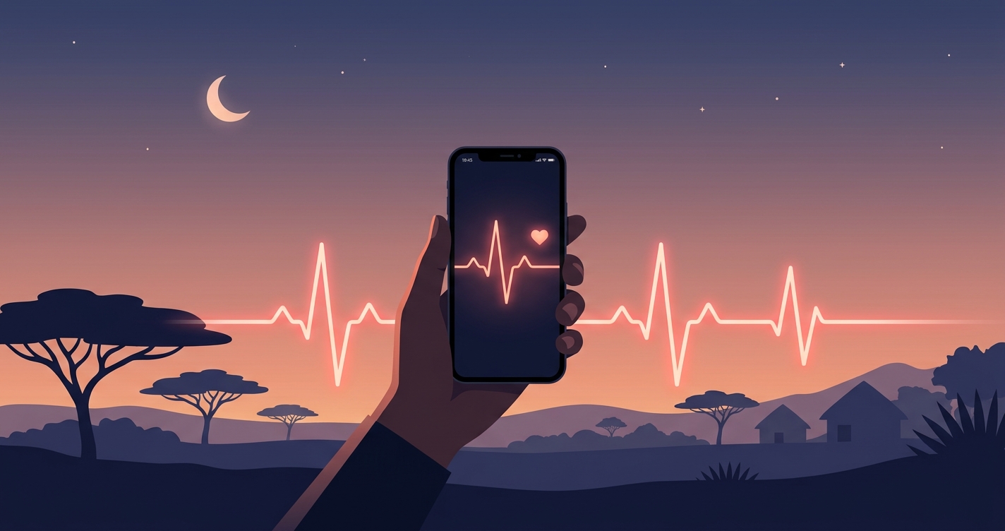 When should I worry about a fast heartbeat if there's no clinic?