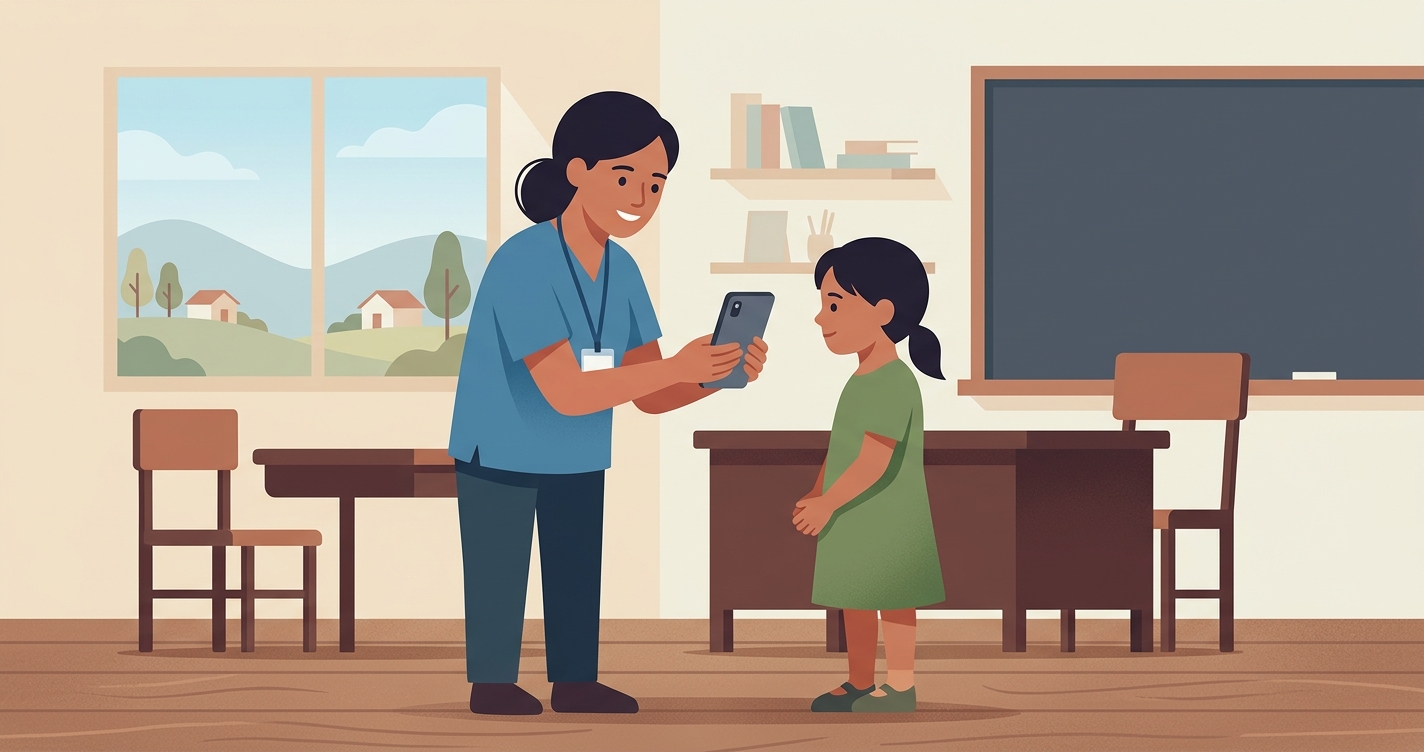 How Schools in Africa Screen Children's Health by Phone