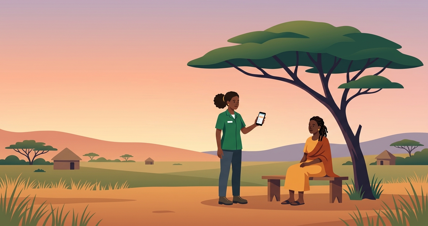 How can remote villages get vital checks without a doctor nearby?
